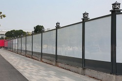 愛護(hù)建筑施工圍擋：讓每一個圍擋都成為風(fēng)景。