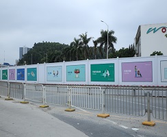 PVC施工圍擋既環(huán)保有實用，價格低廉